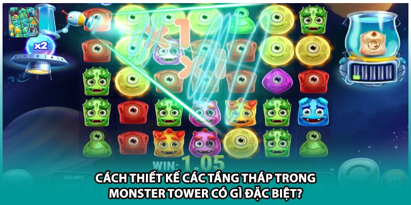 Cách thiết kế các tầng tháp trong Monster Tower có gì đặc biệt?