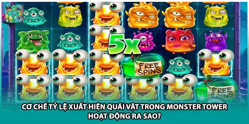 Cơ chế tỷ lệ xuất hiện quái vật trong Monster Tower hoạt động ra sao?