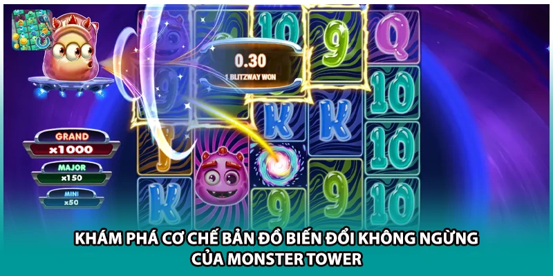 Khám phá cơ chế bản đồ biến đổi không ngừng của Monster Tower 