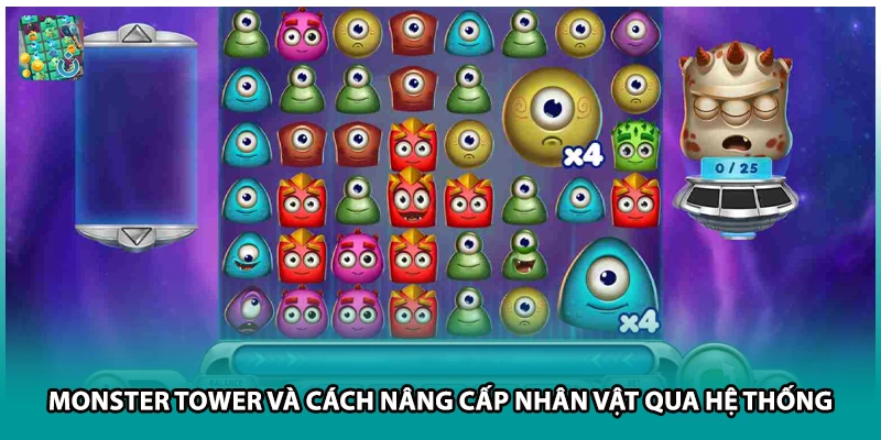 Monster Tower và cách nâng cấp nhân vật qua hệ thống