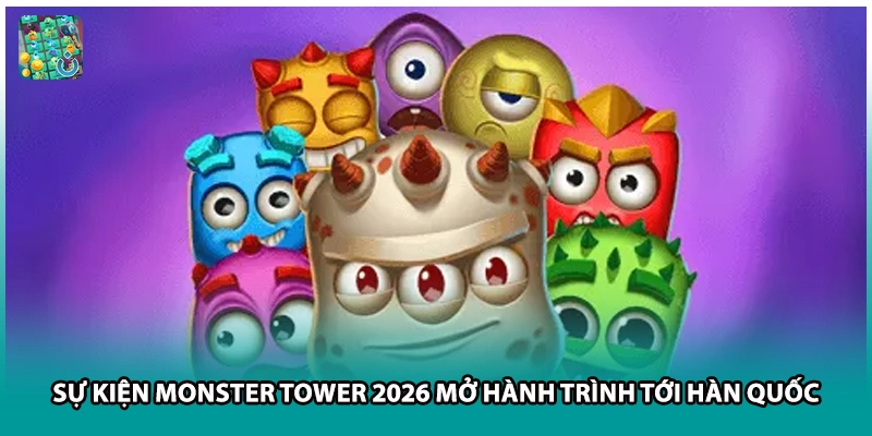 Sự Kiện Monster Tower 2026 Mở Hành Trình Tới Hàn Quốc